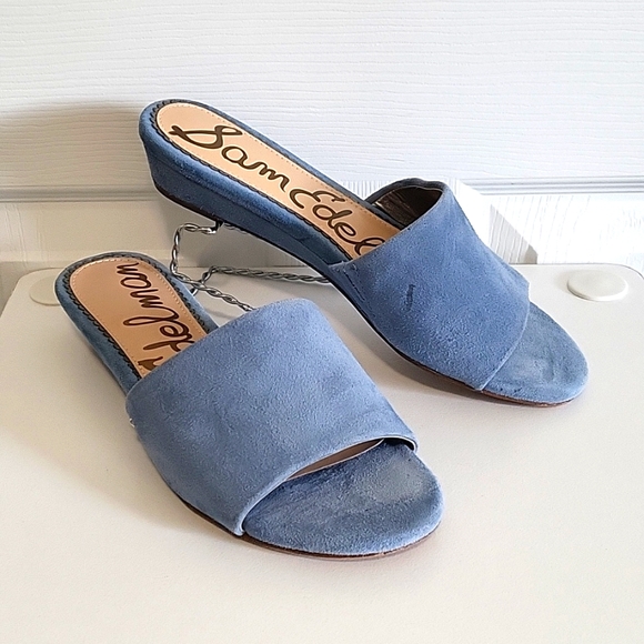 Sam Edelman suede wedge sandal - Picture 2 of 6